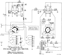 Heathkit V-4-VT-AC-voltmeter - Schematics 